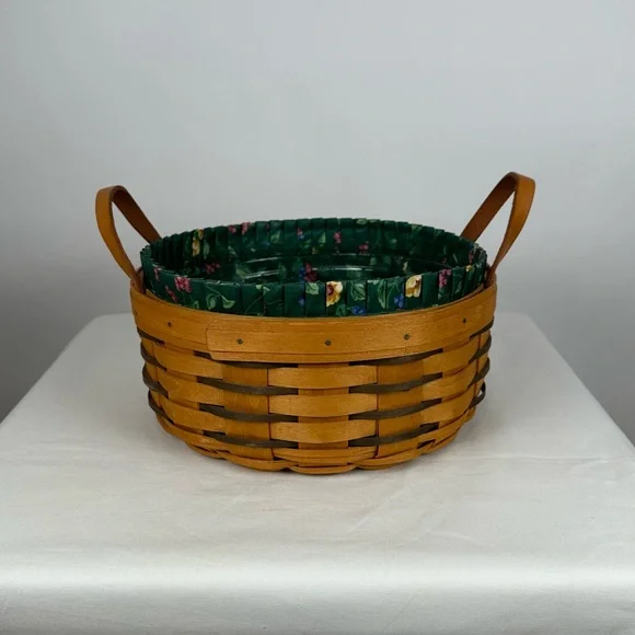 1997 Longaberger Darning Basket #15598, Heritage Collection, w/ Liner/Protector - Picture 5 of 16